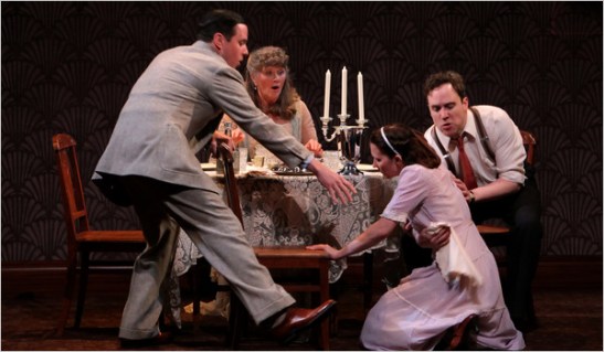 (L-R) Michael Mosley, Judith Ivey, Keira Kelley, Patch Darragh. Image by Sara Krulwich.