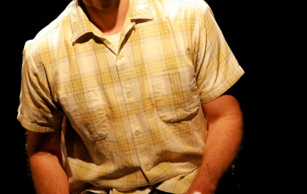 Donnie Mather as Allen Ginsberg. Photo by Ben Strothman.