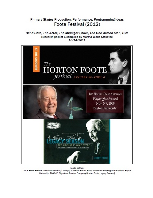 2011 October research on prior festivals (front page)