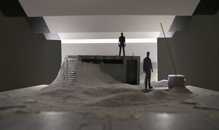 AZAK set model. Set design by Raul Abrego.