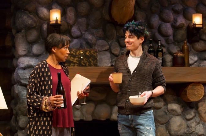 (L-R) Joanna Rhinehart, Kyle Coffman. Image by T. Charles Erikson.