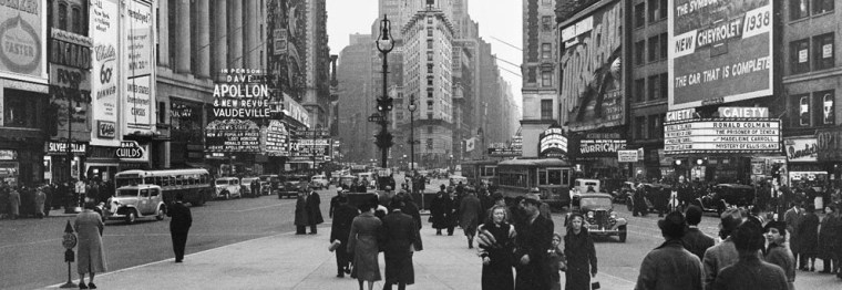 1938 January Times Bldg Loews Theatre Hotel Astor Gaiety others (s_n21_wpa00552) [crop 2]
